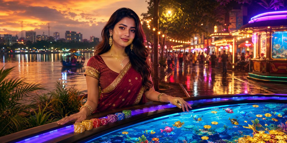 ঢাকায় মৎস্য ধরার গেম এবং রাতের বাজার